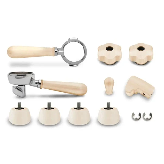 Lelit Wood Upgrade Kit For Bianca - Zebra Wood - Image 3