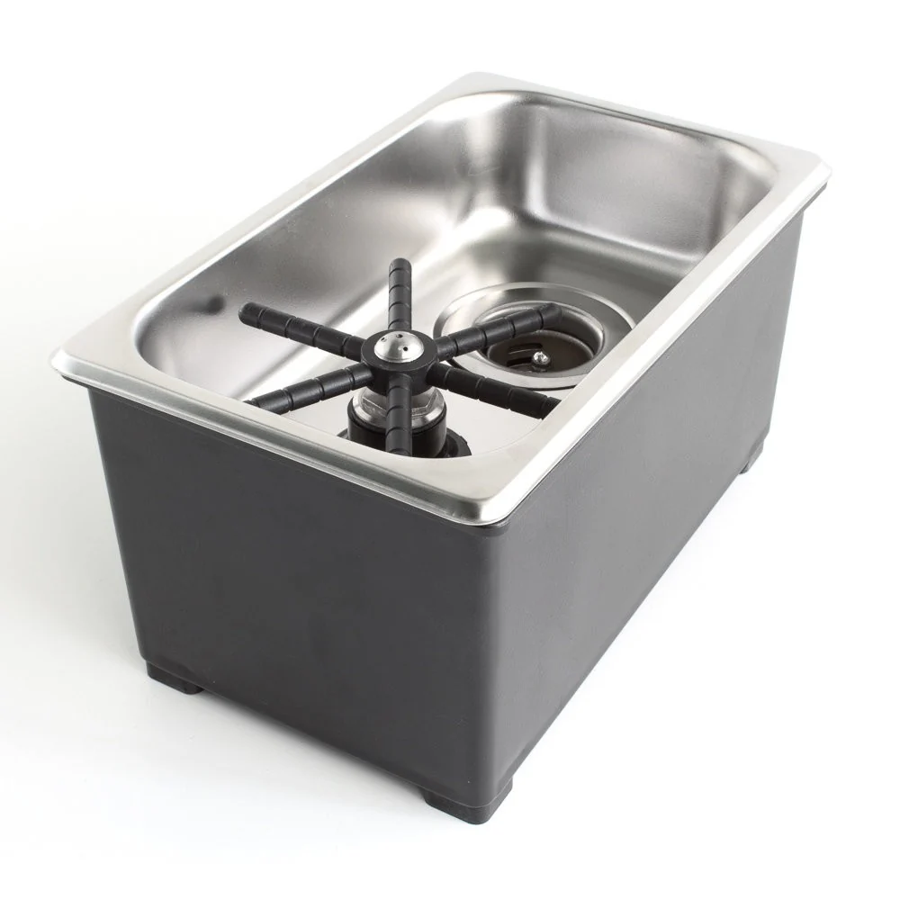 Espresso Parts Counter Top Rinser 6"x10"x2" Pan Size