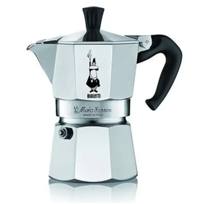 Bialetti Moka Express® Stovetop Espresso Maker - 2 cup (100ml) / Polished