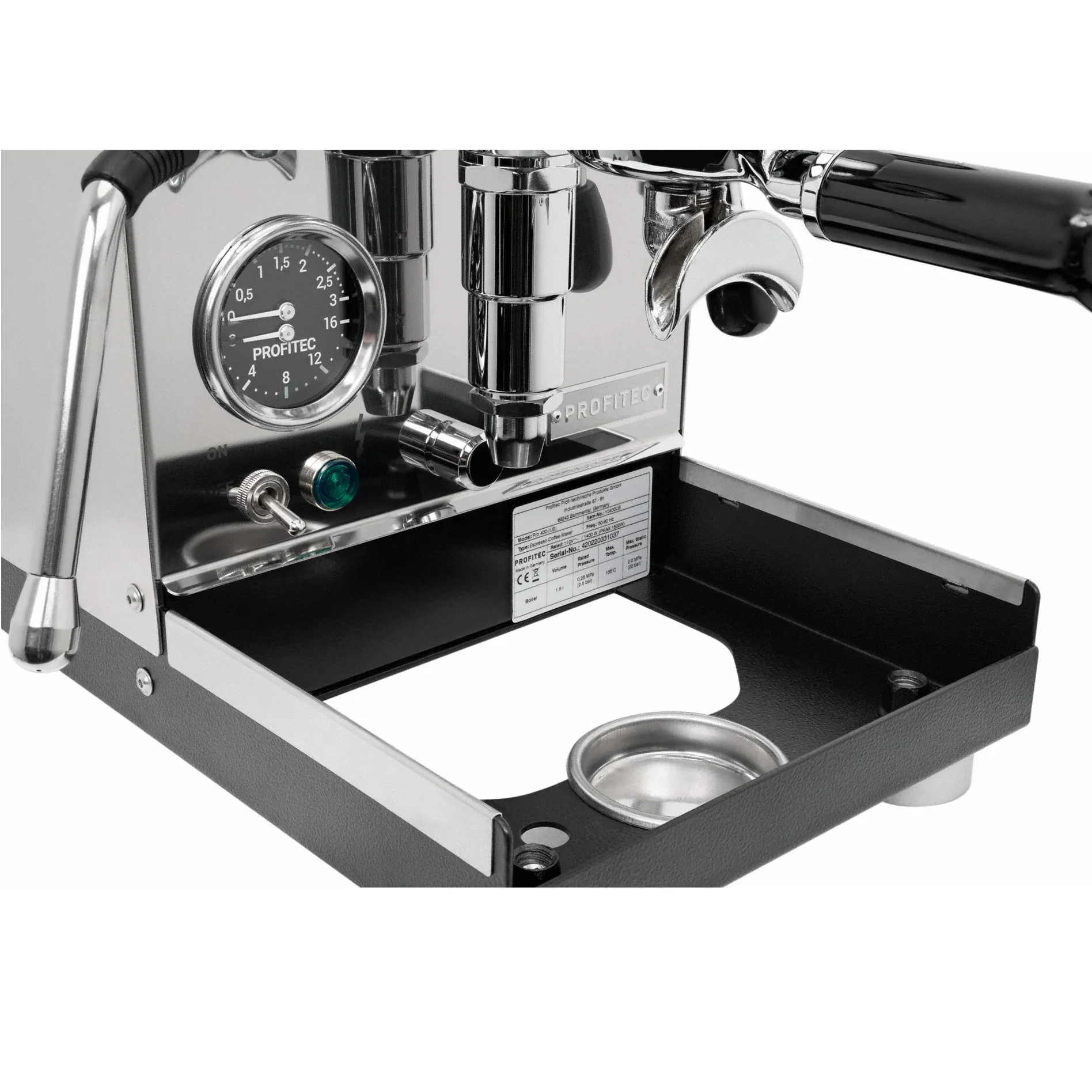 Profitec Pro 400 Espresso Machine - Stainless Steel - Image 5