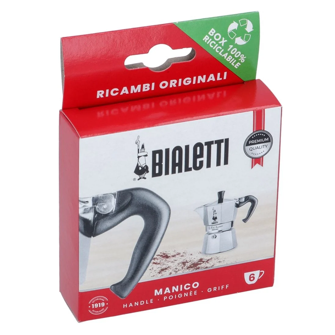 Bialetti Moka Express® Replacement Handle - 6 cup - Image 2