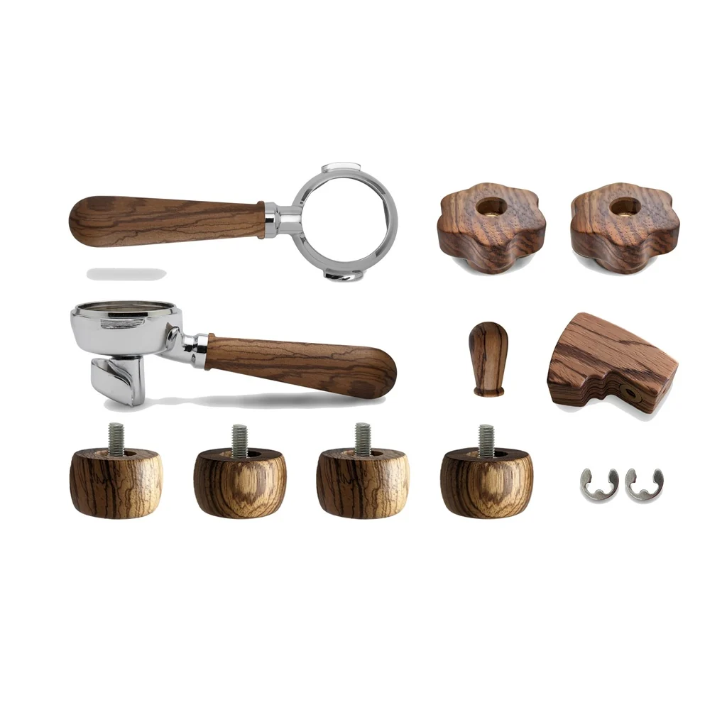 Lelit Wood Upgrade Kit For Bianca - Zebra Wood - Image 4