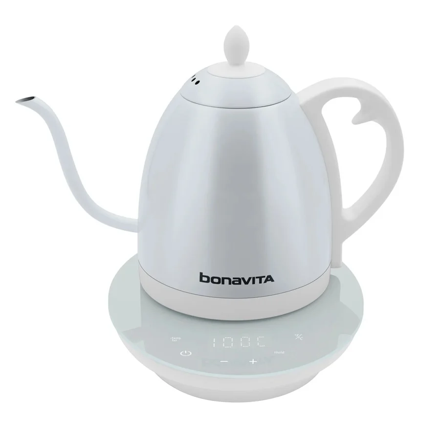 Bonavita Cosmopolitan 1.0L Gooseneck Variable Temperature Kettle - Polished Stainless - Image 4