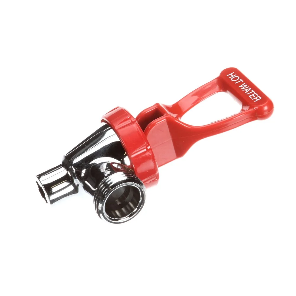 Fetco Complete Faucet w/ Red Handle (1071.00011.00)
