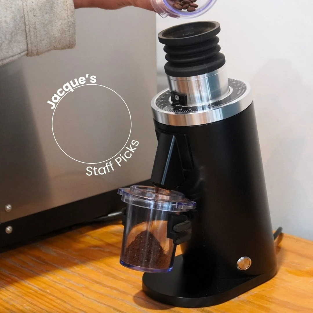 Turin Grinders Turin DF54 V3 Single Dose Coffee Grinder - Green / Stainless Steel - Image 2