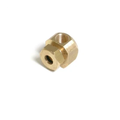 7mm Barb x 1/8" F BSP Brass Elbow Adaptor Compression Fitting