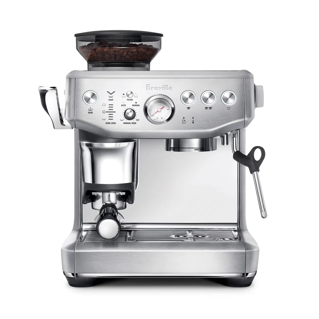 Breville Barista Express Impress Espresso Machine - Stainless Steel