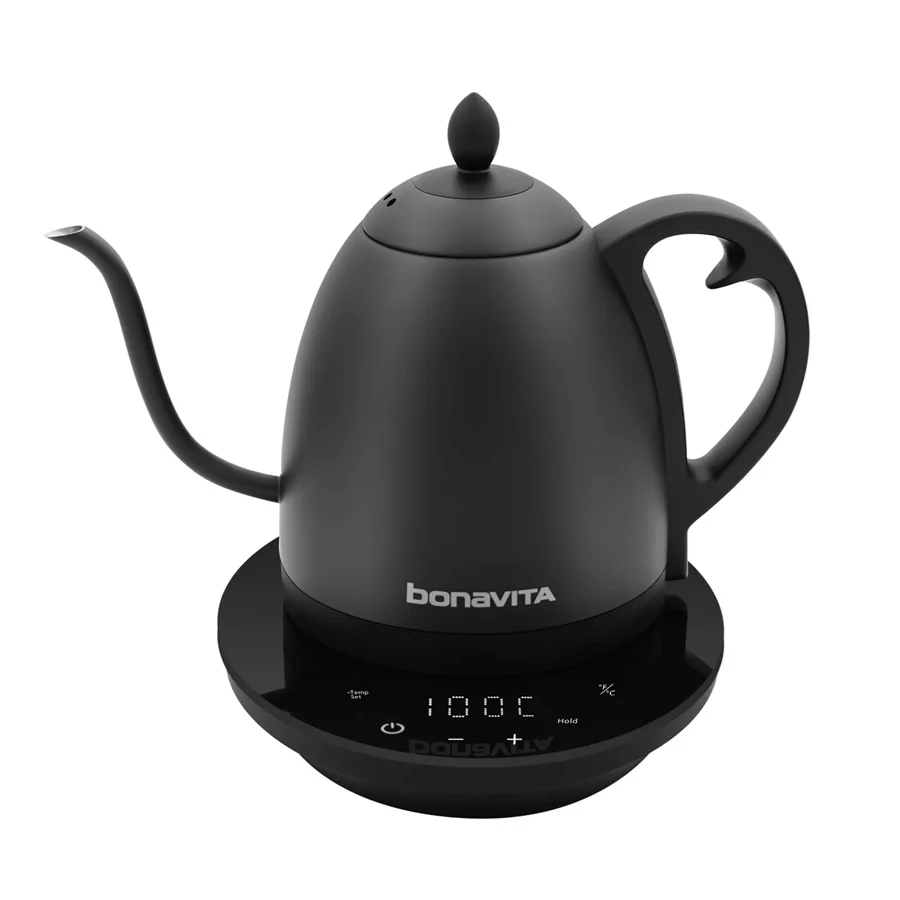 Bonavita Cosmopolitan 1.0L Gooseneck Variable Temperature Kettle - Polished Stainless - Image 3